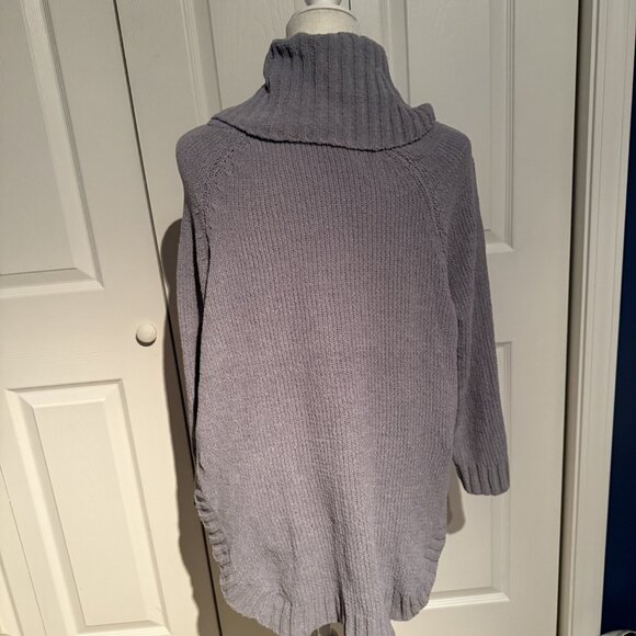 LOFT Sweater Women Cowl Neck Polyester Pullover Size Small EUC Oversized Relaxed - Picture 7 of 7